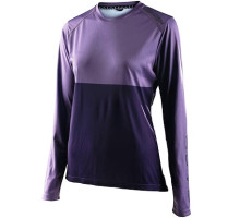 Жіноча вело джерсі TLD WMNS Lilium LS Jersey [Block Orchid Purple] MD
