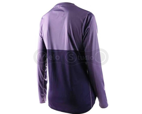 Жіноча вело джерсі TLD WMNS Lilium LS Jersey [Block Orchid Purple] MD