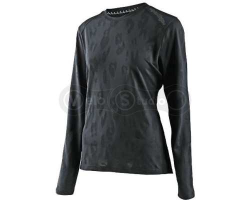 Женская вело джерси TLD WMNS Lilium LS Jersey [Jacquard Black] MD