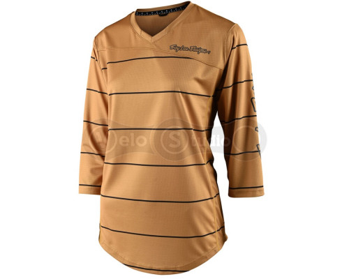 Жіноча джерсі TLD WMNS Mischief 3/4 Jersey [Pinstripe Honey] XS