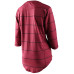 Женская джерси TLD WMNS Mischief 3/4 Jersey [Pinstripe Elderberry] XS