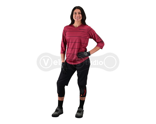 Женская джерси TLD WMNS Mischief 3/4 Jersey [Pinstripe Elderberry] XS