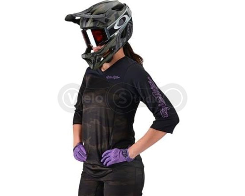 Женская джерси TLD WMNS Mischief 3/4 Jersey [Brushed Camo Army] SM