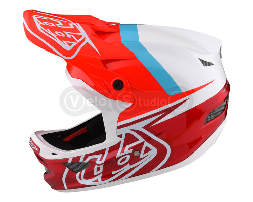 Вело шлем TLD D3 Fiberlite Helmet [Slant Red] L (58-59 см)