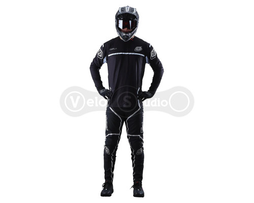 Вело джерси TLD Sprint Ultra Jersey Lines [Black White] SM