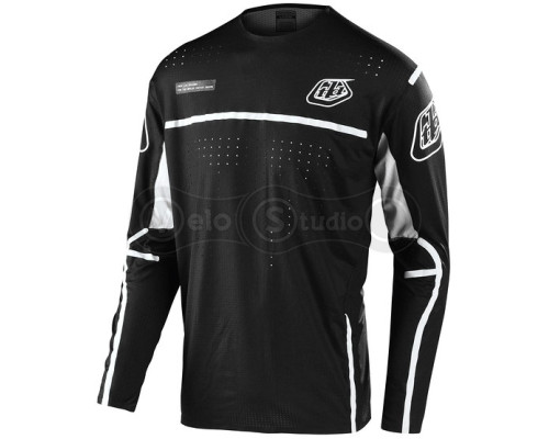 Вело джерси TLD Sprint Ultra Jersey Lines [Black White] MD