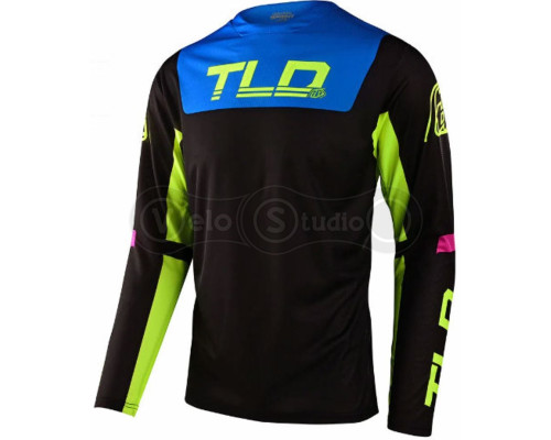 Вело джерсі TLD Sprint Jersey Fractura [BLk/Yellow] XL