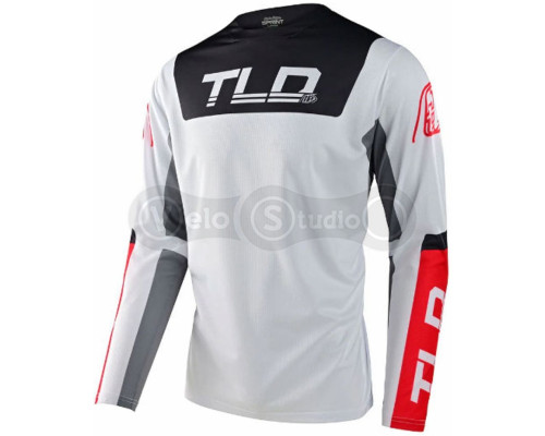 Вело джерси TLD Sprint Jersey Fractura [Charcoal Glo Red] XL