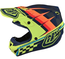 Мотошлем TLD SE4 Polyacrylite Mips [Warped Yellow] M (57-58 см)