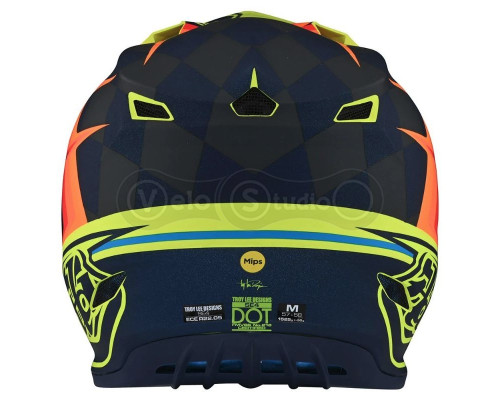 Мотошлем TLD SE4 Polyacrylite Mips [Warped Yellow] L (58-59 см)