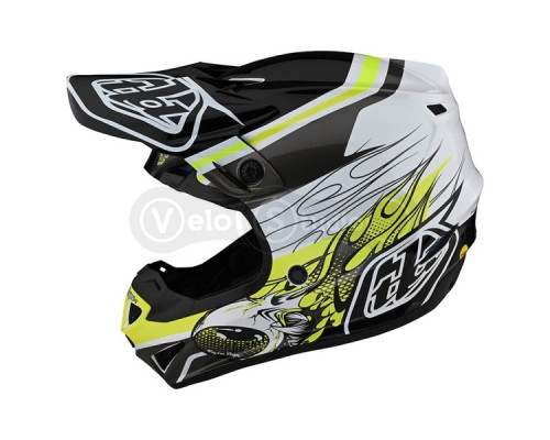 Мотошлем TLD SE4 Polyacrylite Mips [Skooly Black] M (57-58 см)