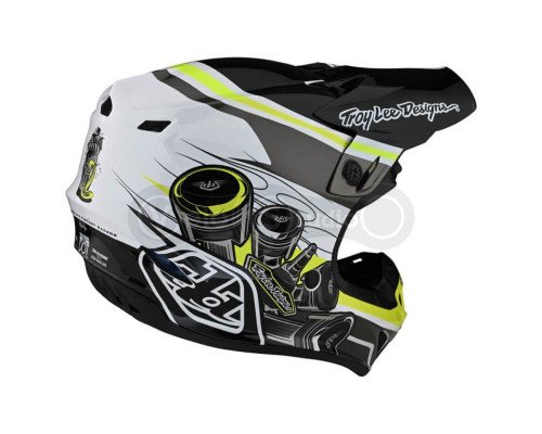 Мотошлем TLD SE4 Polyacrylite Mips [Skooly Black] S (55-56 см)