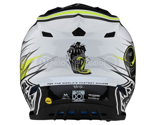 Мотошлем TLD SE4 Polyacrylite Mips [Skooly Black] S (55-56 см)