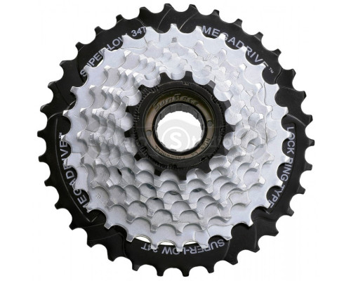 Тріскачка SUN RACE M56 8 швидкостей 13-34T Zinc+Black