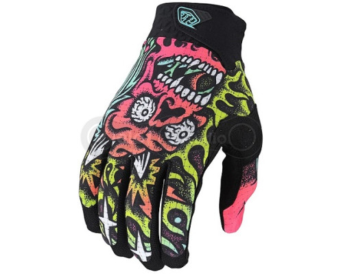 Вело рукавички TLD AIR Glove Skull Demon [Orange Green] SM