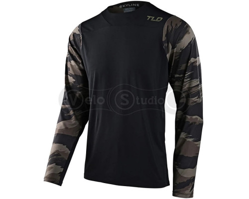 Вело джерси TLD Skyline LS Chill Jersey [Hide Out Black] SM