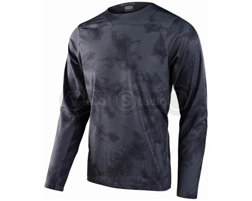 Вело джерси TLD Skyline LS Chill Jersey [Tie Dye Charcoal] MG