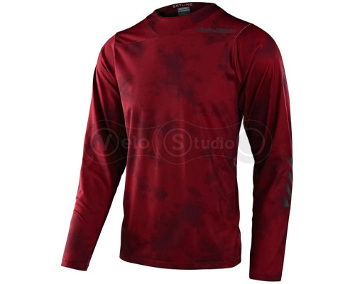 Вело джерси TLD Skyline LS Chill Jersey [Tie Dye Wine] SM