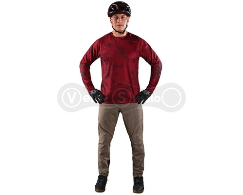 Вело джерси TLD Skyline LS Chill Jersey [Tie Dye Wine] MD