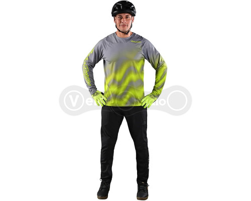 Вело джерси TLD Skyline LS Chill Jersey Waves [LT Gray] MD