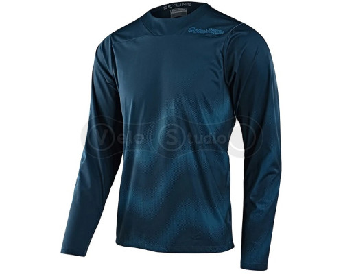 Вело джерси TLD Skyline LS Chill Jersey Waves [Dark Slate Blue] MD