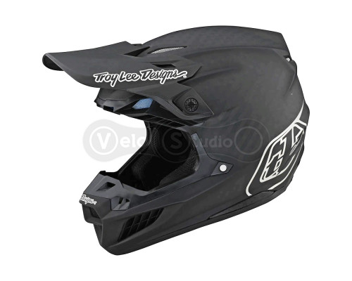 Мото шолом TLD SE5 Carbon Mips Integra Helmet [Stealth BLk/Chrome] S (55-56 см)