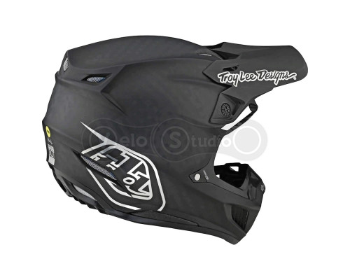 Мото шолом TLD SE5 Carbon Mips Integra Helmet [Stealth BLk/Chrome] S (55-56 см)