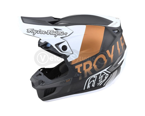 Мото шлем TLD SE5 Carbon Mips Integra Helmet [Qualifier White Bronze] M (57-58 см)