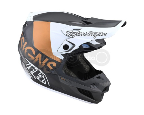 Мото шлем TLD SE5 Carbon Mips Integra Helmet [Qualifier White Bronze] M (57-58 см)