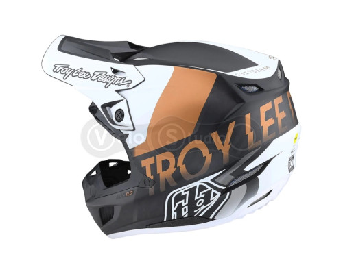 Мото шлем TLD SE5 Carbon Mips Integra Helmet [Qualifier White Bronze] M (57-58 см)