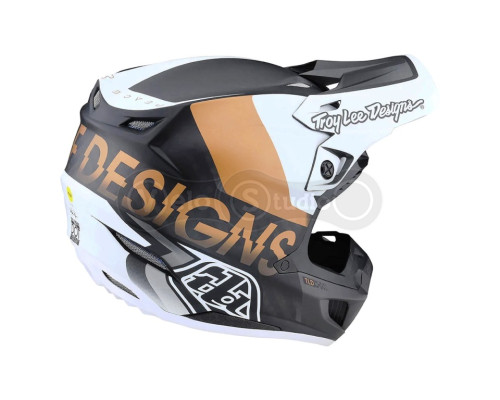 Мото шлем TLD SE5 Carbon Mips Integra Helmet [Qualifier White Bronze] M (57-58 см)