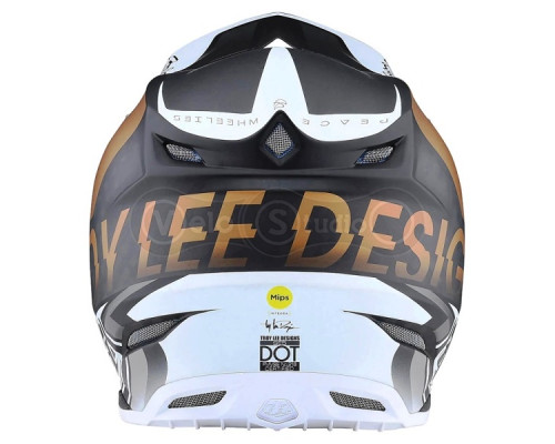 Мото шлем TLD SE5 Carbon Mips Integra Helmet [Qualifier White Bronze] M (57-58 см)