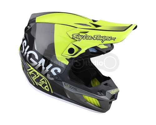 Мото шлем TLD SE5 Composite Mips Integra Helmet [Qualifier Glo Yellow/Blk] M (57-58 см)