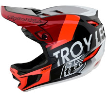 Вело шолом TLD D4 Composite Mips Helmet [Qualifier Silver/Red] XL (60-61 см)