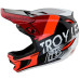 Вело шолом TLD D4 Composite Mips Helmet [Qualifier Silver/Red] XL (60-61 см)