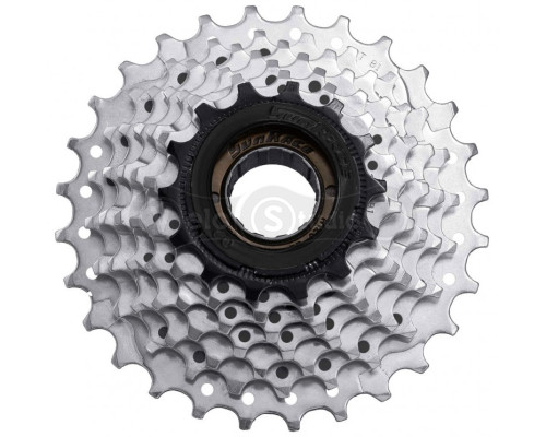 Тріскачка SUN RACE M2A 6 швидкостей 14-28T Nikel Black