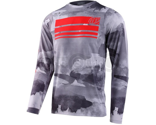 Вело джерсі TLD Skyline LS Jersey Blocks [Cement] LG