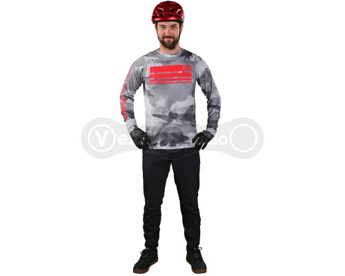 Вело джерсі TLD Skyline LS Jersey Blocks [Cement] LG