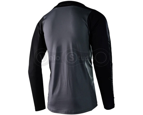 Вело джерсі TLD Skyline LS Jersey Mono [Charcoal] LG