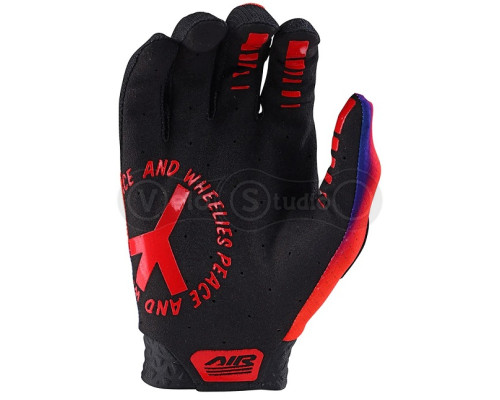 Вело перчатки TLD AIR Glove Lucid [Black Red] MD
