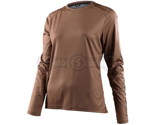 Женская вело джерси TLD WMNS Lilium LS Jersey [Coffee] SM