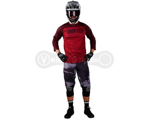 Вело джерсі TLD Ruckus 3/4 Jersey Camber [Oxblood] MD