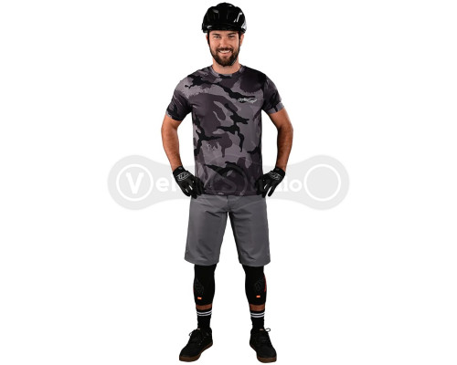 Вело джерси TLD Flowline SS Jersey Cams [Carbon] XL