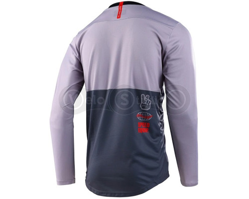 Вело джерсі TLD Flowline LS Jersey Scripter [Charcoal] MD
