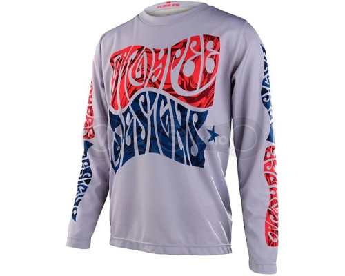 Детское джерси TLD Young Flowline LS Jersey Tripper [Cement] YMD