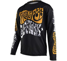 Детское джерси TLD Young Flowline LS Jersey Tripper [BLk] YMD