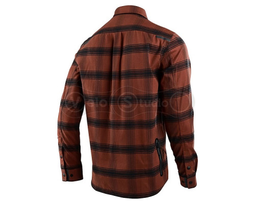 Рубашка TLD GRIND FLANNEL STRIPE [RUSSET] LG