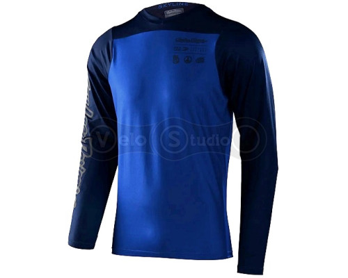 Вело джерси TLD Skyline LS Chill Jersey Mono [True Blue] MD