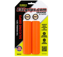 Грипси ESI Ribbed Extra Chunky Silicone Grips Orange 34 мм