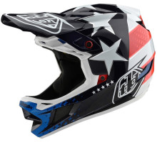 Вело шлем TLD D4 Composite Mips [Freedom 2.0 Red/White] S (55-56 см)